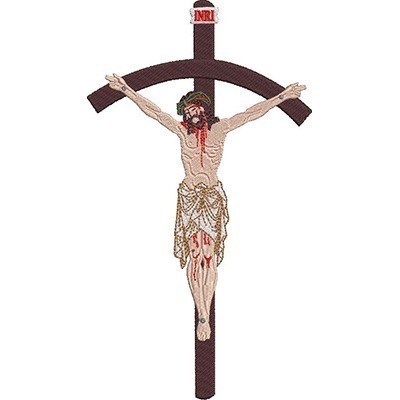 Matriz de matriz Matriz De Bordado Jesus Crucificado 6