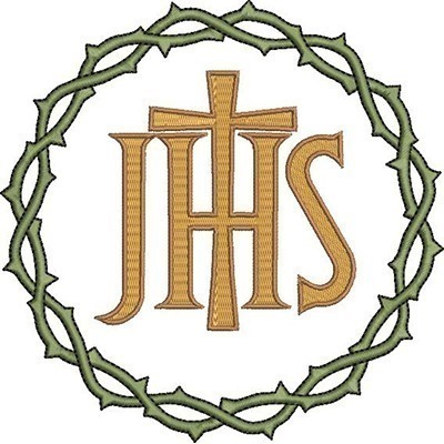 Matriz de matriz Matriz De Bordado Coroa De Espinhos Com Jhs