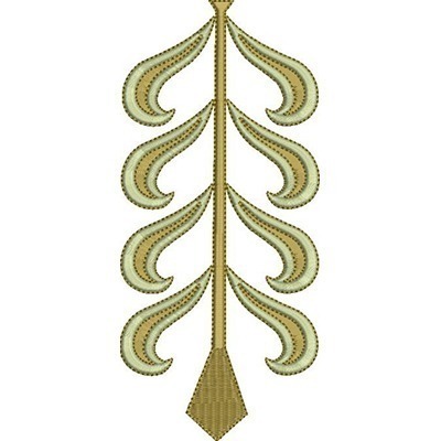 Matriz de matriz Matriz De Bordado Arabescos Dourados 7