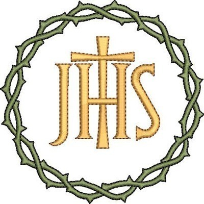 Matriz de matriz Matriz De Bordado Coroa De Espinhos Com Jhs 2