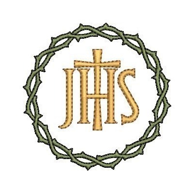 Matriz de matriz Matriz De Bordado Coroa De Espinhos Com Jhs 4
