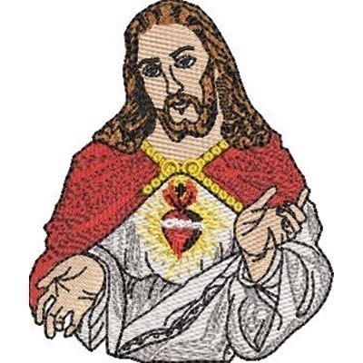 Matriz de matriz Matriz De Bordado Sagrado Coração De Jesus 3
