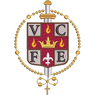 Matriz de matriz Matriz De Bordado Escudo Instituto Verbo Encarnado