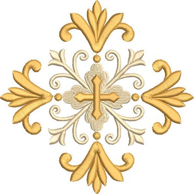 Matriz de matriz Matriz De Bordado Cruz Decorada 222