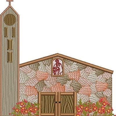 Matriz de matriz Matriz De Bordado Igreja Santo Antônio