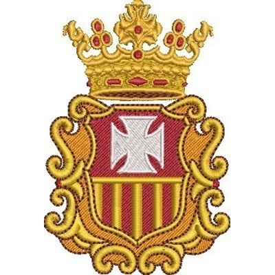 Matriz de matriz Matriz De Bordado Escudo Ordem Das Mercês 4