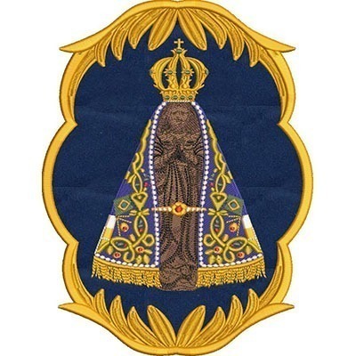 Matriz de matriz Matriz De Bordado Ns Aparecida Na Moldura Aplicada
