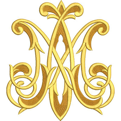 Matriz de matriz Matriz De Bordado Mariano 18 Cm