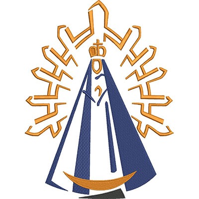 Matriz de matriz Matriz De Bordado Nossa Senhora Del Valle 4