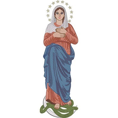 Matriz de matriz Matriz De Bordado Nossa Senhora Imaculada Conceição 6