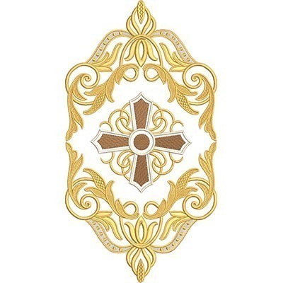 Matriz de matriz Matriz De Bordado Cruz Decorada 245