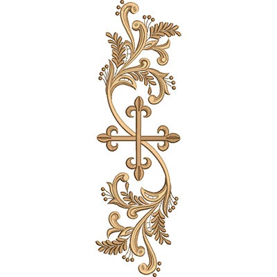 Matriz de matriz Matriz De Bordado Cruz Decorada 255