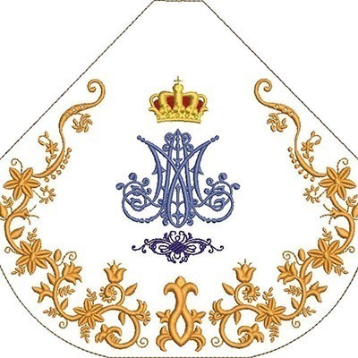 Matriz de matriz Matriz De Bordado Manto Bordado Para Santa 1