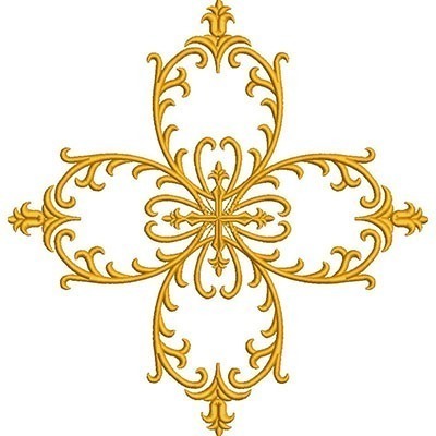 Matriz de matriz Matriz De Bordado Cruz Decorada 256