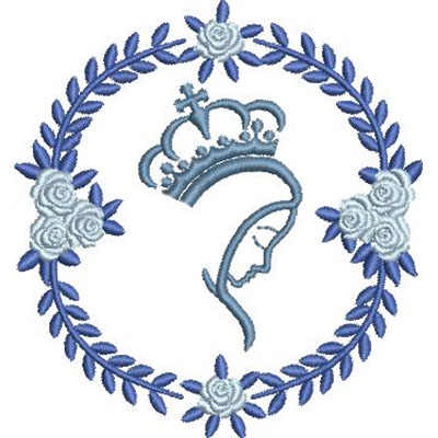 Matriz de matriz Matriz De Bordado Moldura Mariana 35