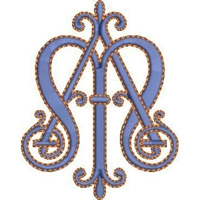 Matriz de matriz Matriz De Bordado Mariano 9 Cm