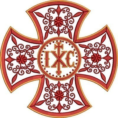 Matriz de matriz Matriz De Bordado Cruz Decorada 230