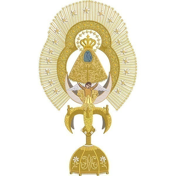 Matriz de matriz Matriz De Bordado Nossa Senhora Dos Anjos
