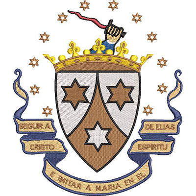 Matriz de matriz Matriz De Bordado Escudo Carmelitas Descalças 4