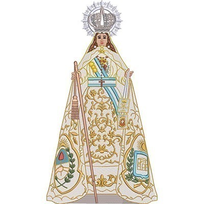 Matriz de matriz Matriz De Bordado Nossa Senhora Del Valle 6