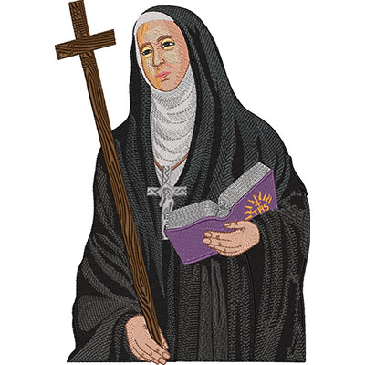 Matriz de matriz Matriz De Bordado Maria Antônia De San José Mama Antula