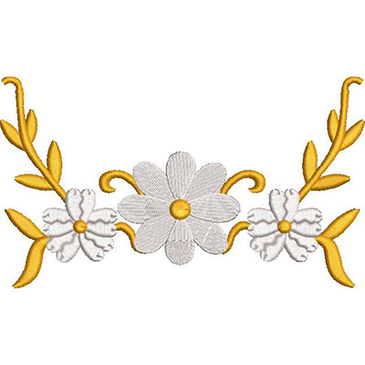 Matriz de matriz Matriz De Bordado Floral Decorativo 6679