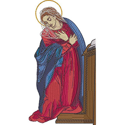 Matriz de matriz Matriz De Bordado Virgem Maria Anunciação Do Senhor
