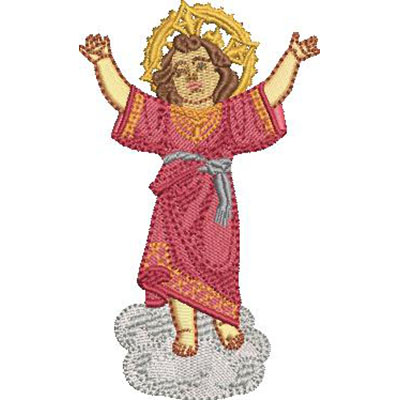 Matriz de matriz Matriz De Bordado Menino Jesus 10 Cm
