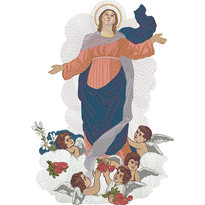 Matriz de matriz Matriz De Bordado Nossa Senhora Da Assunção 5