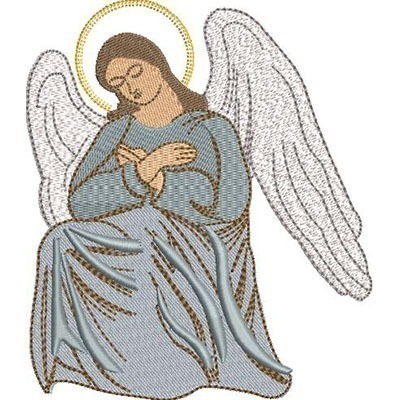 Matriz de matriz Matriz De Bordado Anjo Ressurreição 13 Cm
