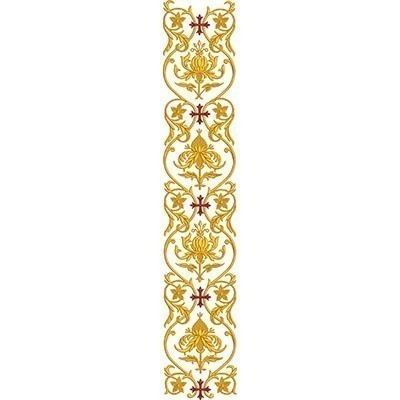 Matriz de matriz Matriz De Bordado Galão Completo Com 91 Cm Por 17 Cm