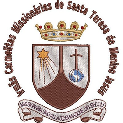 Matriz de matriz Matriz De Bordado Escudo Das Carmelitas Missionárias