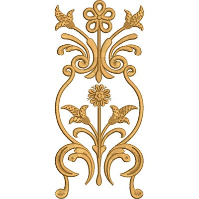 Matriz de matriz Matriz De Bordado Arabescos Dourados 53