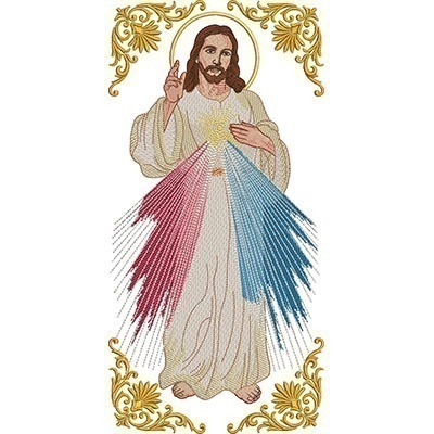Matriz de matriz Matriz De Bordado Jesus Da Divina Misericórdia