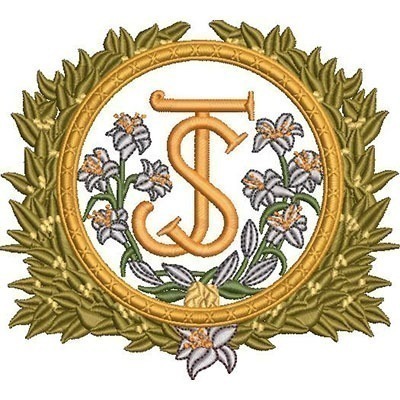 Matriz de matriz Matriz De Bordado Medalha De São José