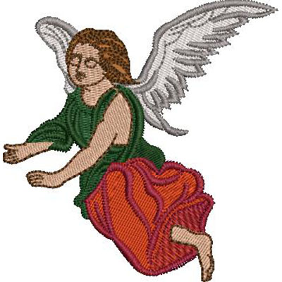 Matriz de matriz Matriz De Bordado Anjo 9 Cm 2