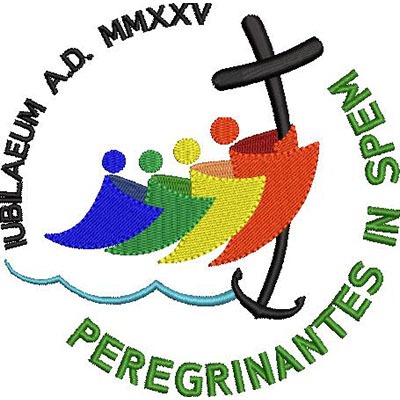 Matriz de matriz Matriz De Bordado Peregrinos Da Esperança Jubileu 2025 4