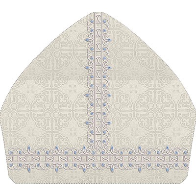 Matriz de matriz Matriz De Bordado Mitra Decorada 34x30 Cm