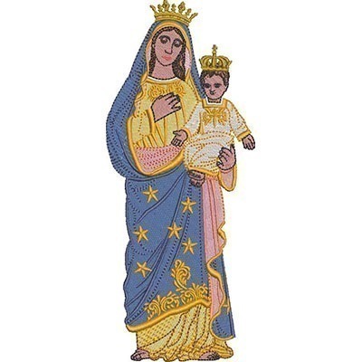 Matriz de matriz Matriz De Bordado Nossa Senhora Da Vitória