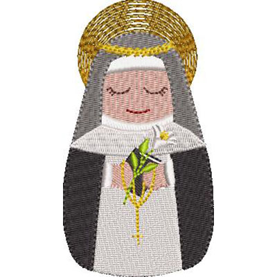 Matriz de matriz Matriz De Bordado Santa Catarina De Siena Cute
