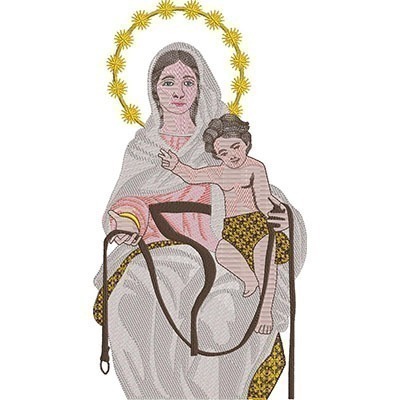 Matriz de matriz Matriz De Bordado Nossa Senhora Da Consolação