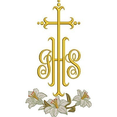 Matriz de matriz Matriz De Bordado Jhs Com Lírios