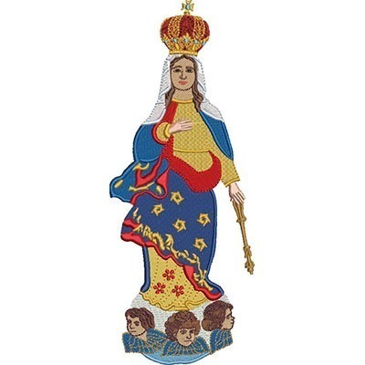 Matriz de matriz Matriz De Bordado Nossa Senhora Do Patrocínio