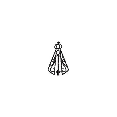 Matriz de matriz Matriz De Bordado Nossa Senhora Aparecida 3 Cm