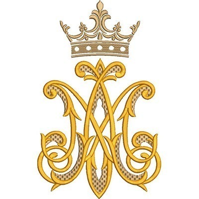 Matriz de matriz Matriz De Bordado Mariano 25 Cm