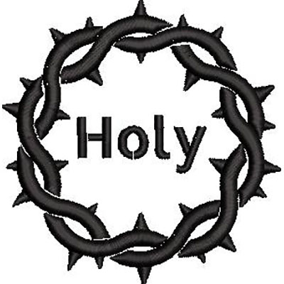 Matriz de matriz Matriz De Bordado Coroa De Espinho Holy