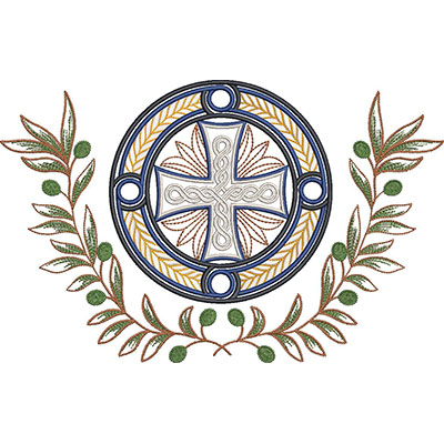 Matriz de matriz Matriz De Bordado Cruz Decorada 300