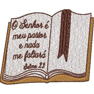 Matriz de matriz Matriz De Bordado Senhor É Meu Pastor Bíblia