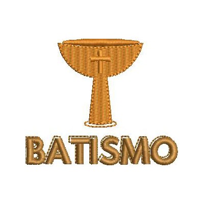 Matriz de matriz Matriz De Bordado Pia Batismo