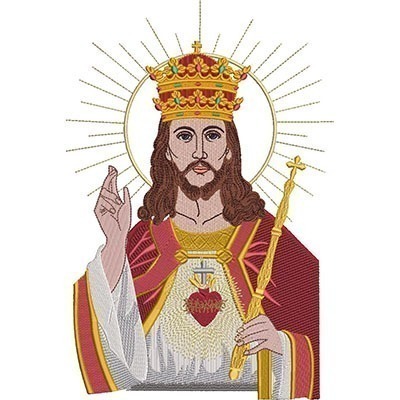 Matriz de matriz Matriz De Bordado Cristo Rei 30 Cm